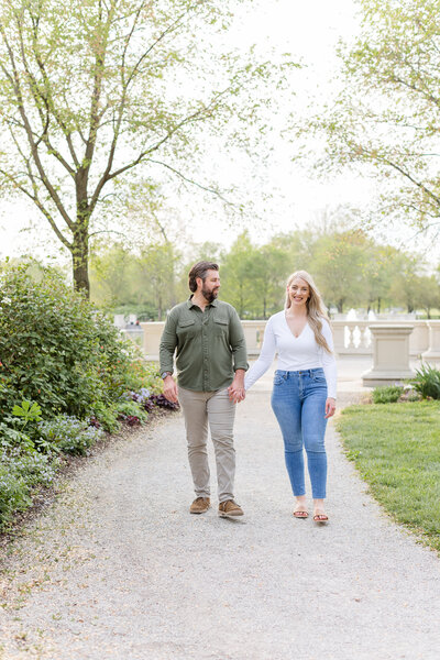 Forest Park St. Louis Missouri Engagement photosgraphy