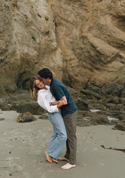 Orange County engagement photography session at Laguna Beach