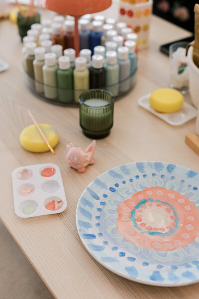 Exploding Paint Pottery Pottery Painting