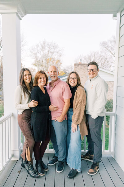 Family photo of Katie Fri Photography with family, showcasing love and connection.