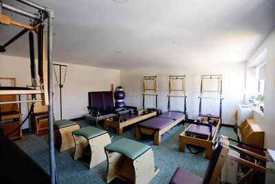 Open layout room for movement and mindfulness classes in Bethesda