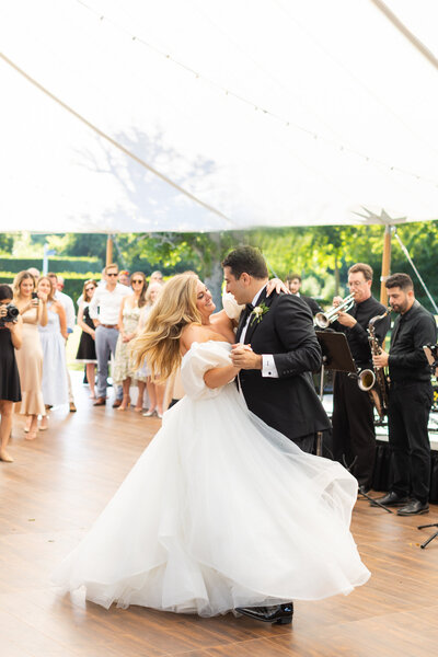 tented Palm Springs wedding reception