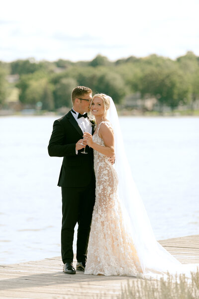 Lake House  Canandaigua Wedding Just Married Bride and Groom Portraits_Verve Event Co (8)