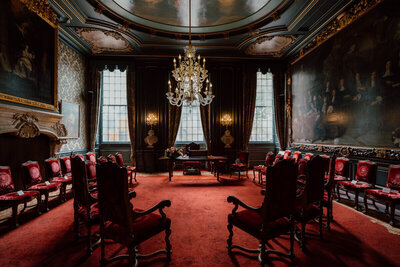 Ceremonie ruimte van het oude stadhuis Den Haag