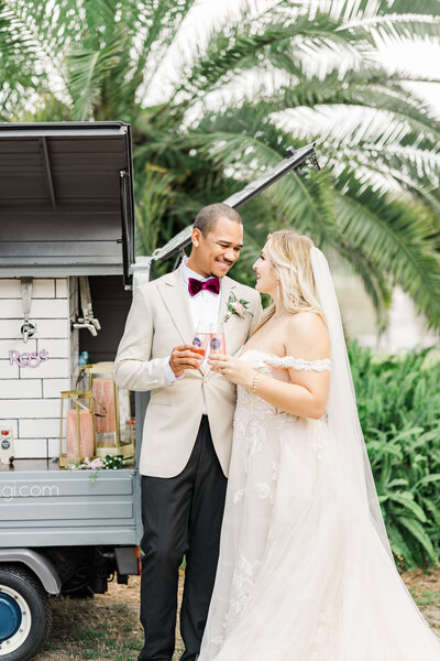 Mission Inn Wedding Couple in Florida