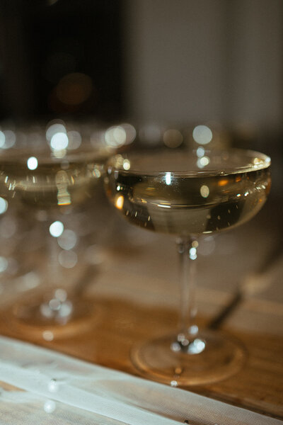 Champagne glasses