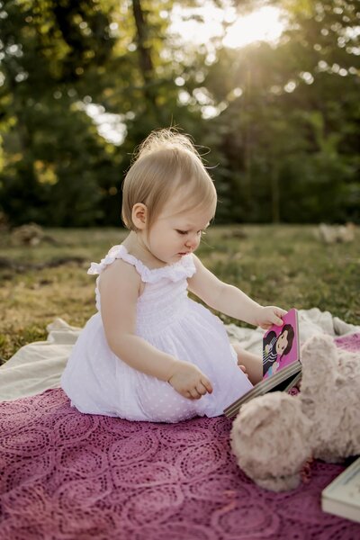 baby in the park in richardson texas
