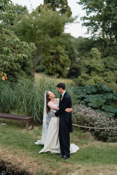 Couple portrait at High Beeches Gardens, West Sussex