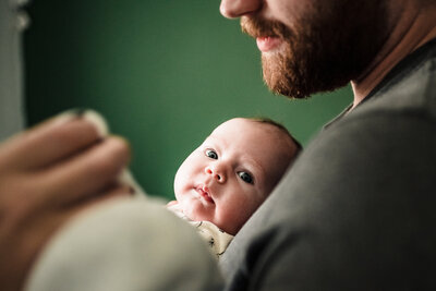  Dad with newborn Spokane WA