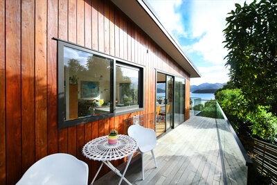 exterior of renovated holiday home