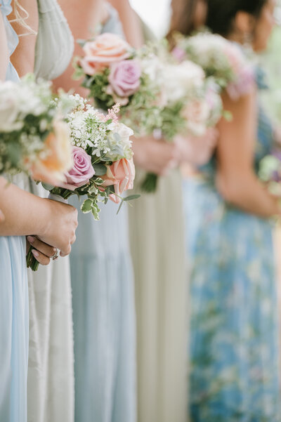 bride holding bridal bouquet