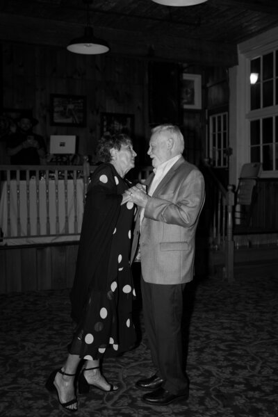Grandparents take over the dance floor for a special dance