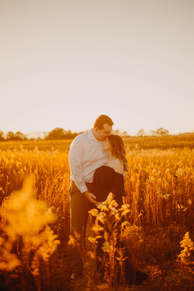 metro atlanta maternity session golden hour session kattie jackson photography 