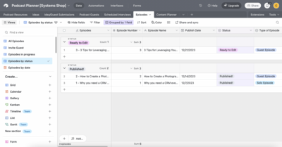Podcast Planner Pipeline