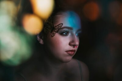 Ethereal makeup done by Lucid Dreams Beauty