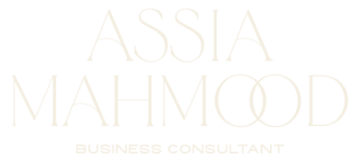 Assia Mahmood business consultant vertical alternate logo