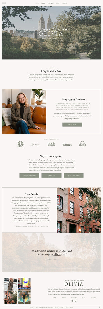 Bodyfit Nutrition website homepage featuring a smiling woman holding a red apple. Text promotes realistic, sustainable nutrition and services like coaching and personal training. Design elements include a watercolor background, watermelon graphic, and pastel color scheme conveying a friendly, welcoming tone.
