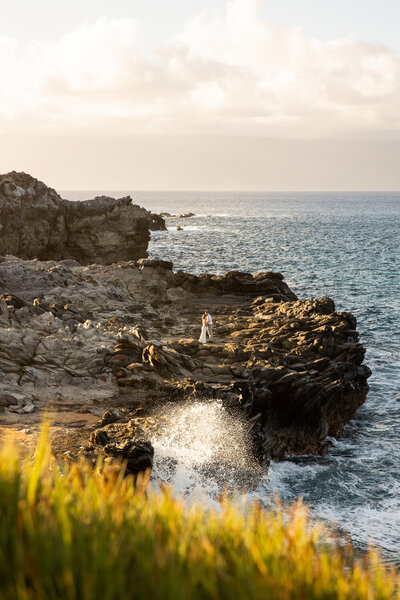Maui Wedding Photographer captures ironwoods beach