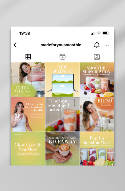 instagram feed design after