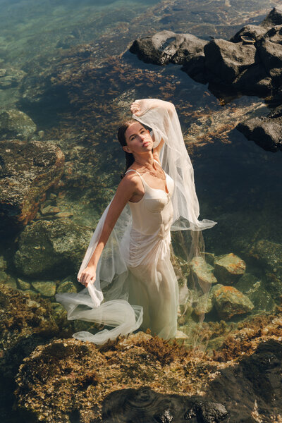 Documentary bridal portraits in Scotland