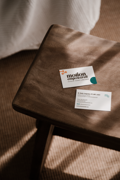 Motion Empowered Business Card Mockup