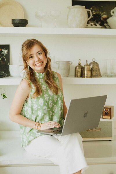 woman smiling at camera