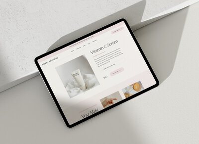 Online Store Template for Showit