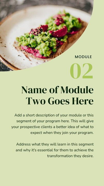 story design for course modules