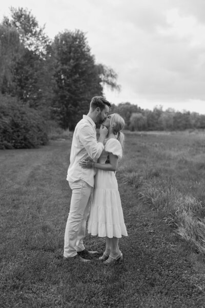engagement session at fall creek falls Tennessee