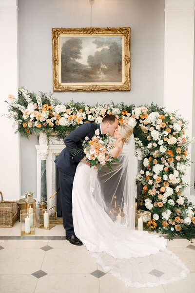 Rushton Hall wedding, florist Flourish and Grace, White Stag Wedding Photography