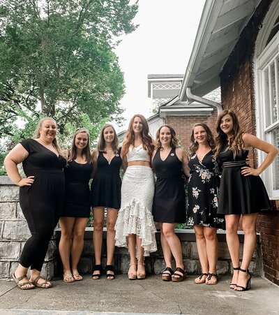 Bridesmaids at a Nashville Bachelorette Party