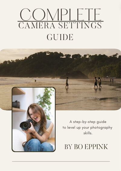 Complete camera settings guide by Bo Eppink. ISO,