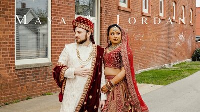 Maya and Jordan Hindu Wedding Mill Top Banquet Center Noblesville Indiana