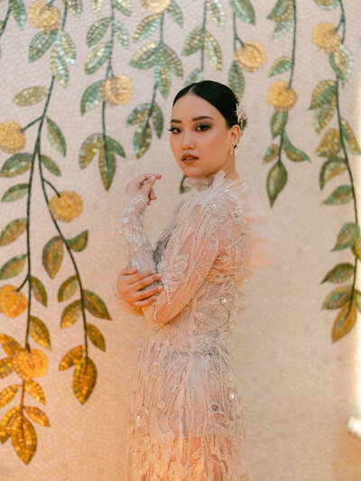 Bride at Baccahalia, Mayfair