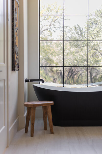 Luxury interior design in the Texas Hill Country by Jessa Myer Interiors, inspired by European heritage.