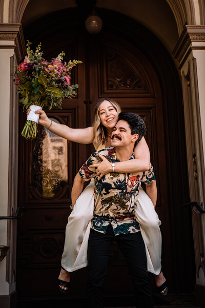 Sacramento Courthouse wedding Stanford Mansion