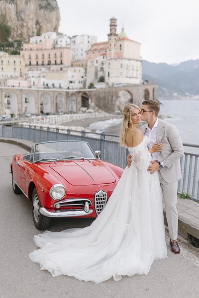Wedding at the Amalfi Coast planned by wedding planner Wed by Dovile