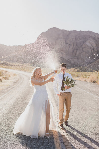 Fun Elopement Photos by Taylor Made Photography in Nelson Ghost Town