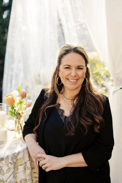 Photo of Morgan Overholt, the director of sales and retail operators of Chateau Lill