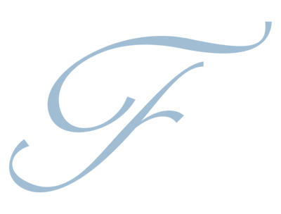 Francesca Marie Photography blue monogram logo