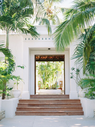 Entrance to Hotel Esencia, Tulum, Mexico
