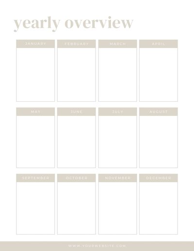Yearly Planner 1