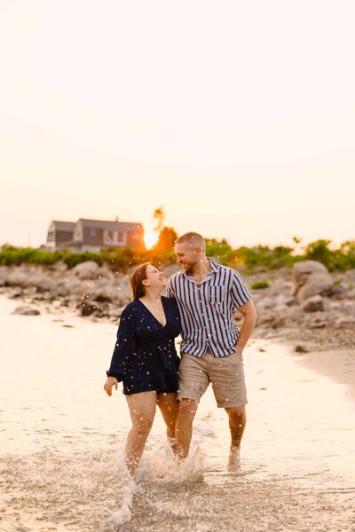 new hampshire coastal couple session