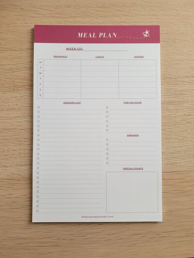 The Purpose Planners - Meal Plan 1