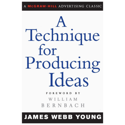 A Technique for Producing Ideas book cover