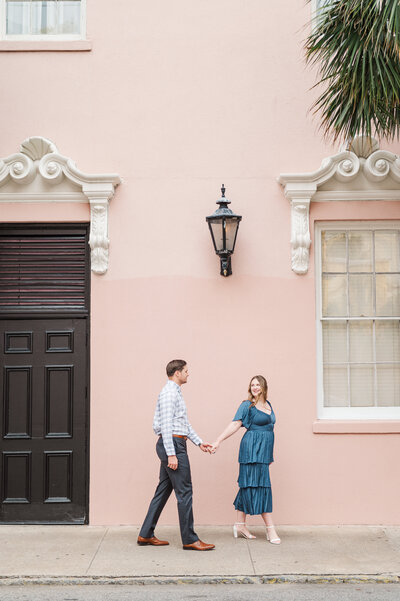 Downtown charleston, sc engagement photos