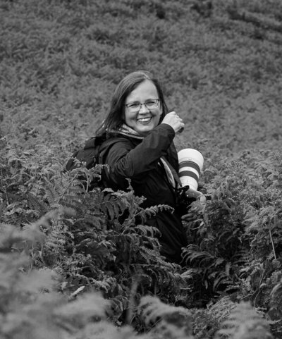černobílá fotografie Anny Bird on Birch