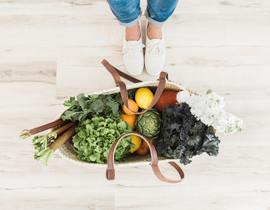 Bag with grocery