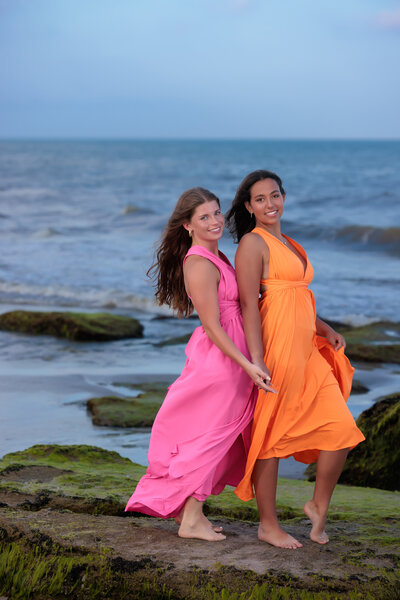 NC senior portraits at the coast