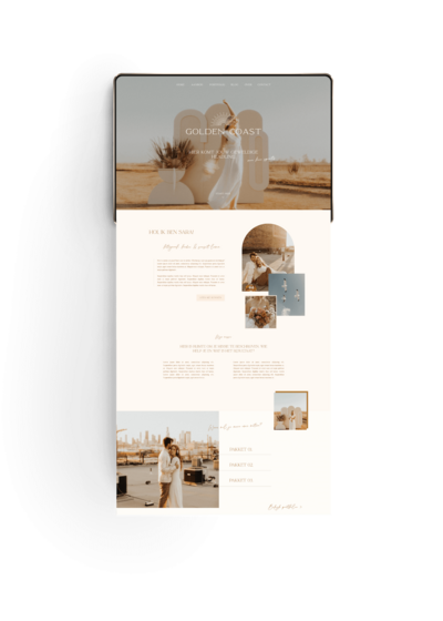 Showit website template voor fotografen